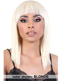 Motown Tress Natural & Blonde Remy Human Hair Wig - HNB.FINA