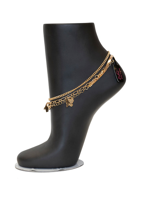 Esha  Anklet Set 3pc - Flutter Wishes