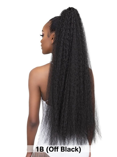 Janet Collection Essentials Snatch & Wrap Ponytail - FRENCH