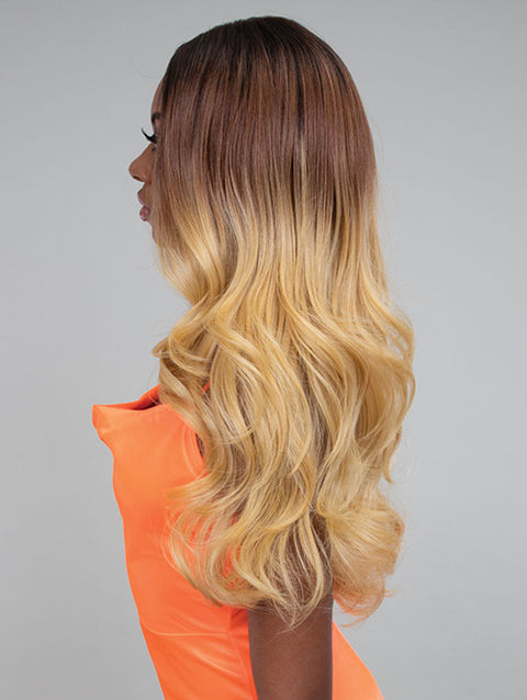 Janet Collection Color Me 6 inch Deep Center Part Lace Front Wig - GABY