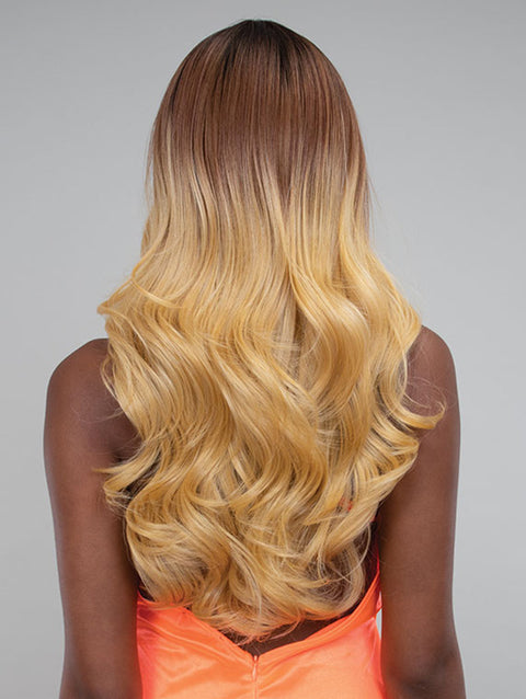 Janet Collection Color Me 6 inch Deep Center Part Lace Front Wig - GABY