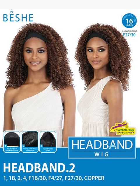 Beshe Hair Premium Synthetic Wig - HEADBAND 2