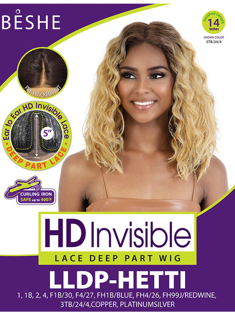 Beshe Heat Resistant Lady Lace Slay and Style Deep Part Lace Wig - LLDP-HETTI