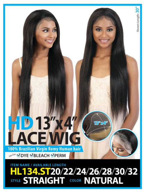 Motown Tress Brazilian Virgin Remy Human Hair 13x4 HD HL134.ST Lace Wig