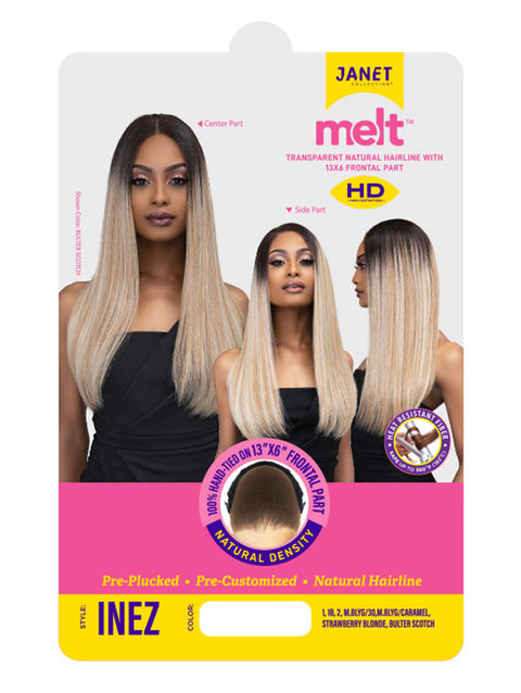 Janet Collection Melt 13x6 Frontal Part Lace Wig  - INEZ