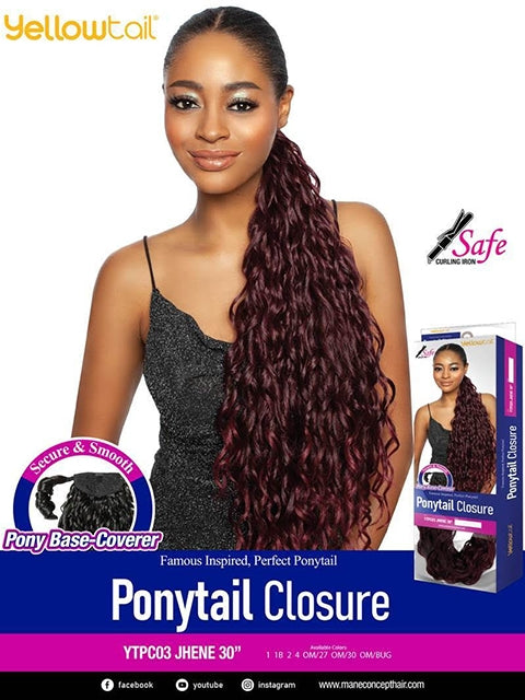 Mane Concept YellowTail PonyTail Closure - JHENE 30
