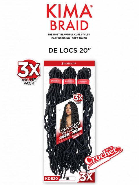 Harlem 125 Kima 3X DE LOC Crochet Braid 20