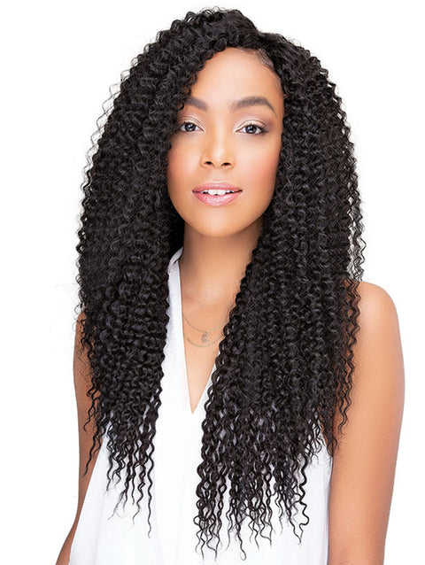 Janet Collection Melt 100% Virgin Human Hair BRAZILIAN BOHEMIAN Weave 3pcs + 4x5 HD Closure
