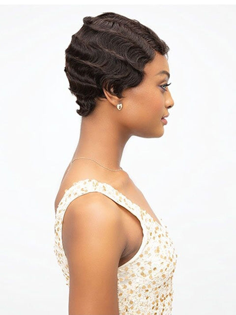Janet Collection 100% Human Hair Parting Wig - MOMMY *SALE