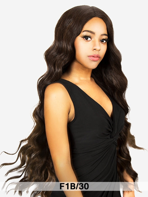 R&B Premium Natural Yaki Medium Density Long Loose Body Wavy Wig - RJ MOMO