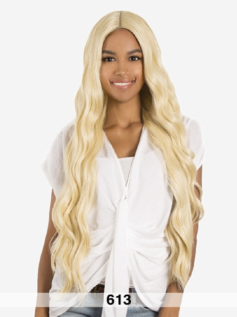 R&B Premium Natural Yaki Medium Density Long Loose Body Wavy Wig - RJ MOMO