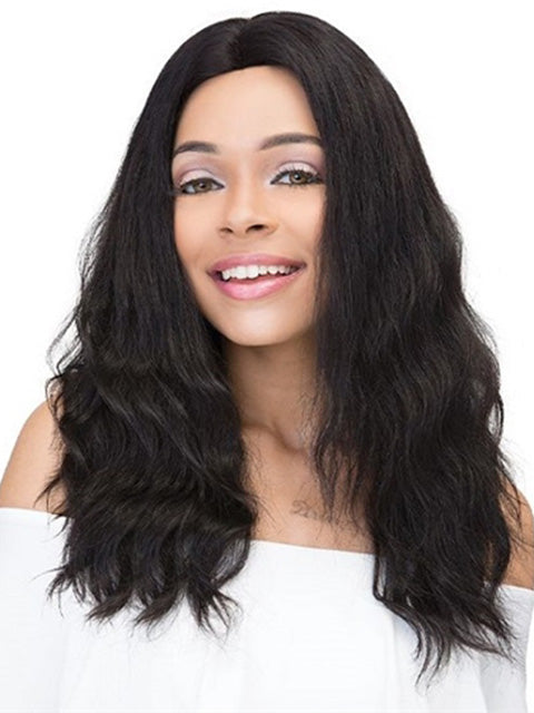 Janet Collection 100% Virgin Remy Human Hair 2x6 NATURAL Deep Part Lace Wig