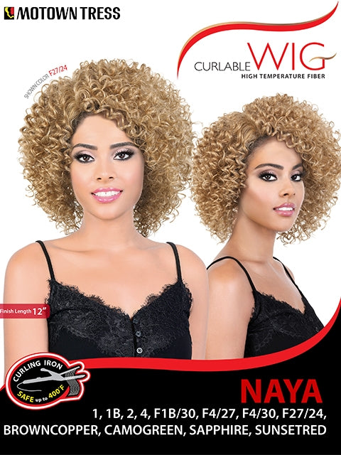 Motown Tress Curlable Premium Synthetic Wig - NAYA