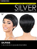 Motown Tress Human Hair Silver Gray Hair Collection Wig - SH.PIXIE