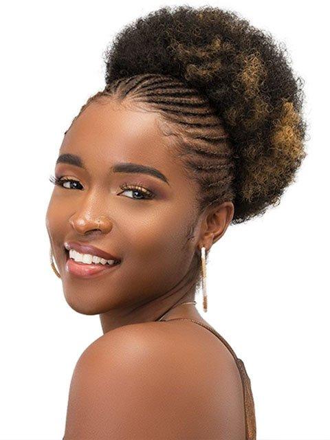 Janet Collection Noir Everytime AFRO PUFF Drawstring
