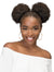 Janet Collection Noir Afro Puff 2Pcs