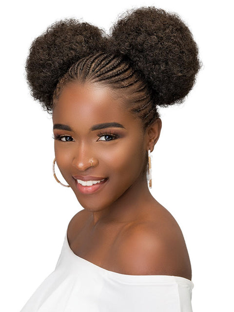 Janet Collection Noir Afro Puff 2Pcs