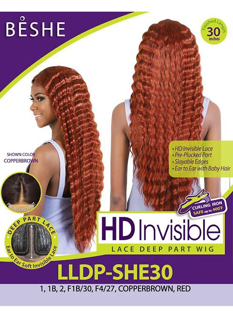 Beshe Heat Resistant Slayable Edges HD Invisible Lace Wig - LLDP SHE30