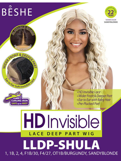 Beshe Heat Resistant Lady Lace Slay and Style Deep Part Lace Wig - LLDP-SHULA22