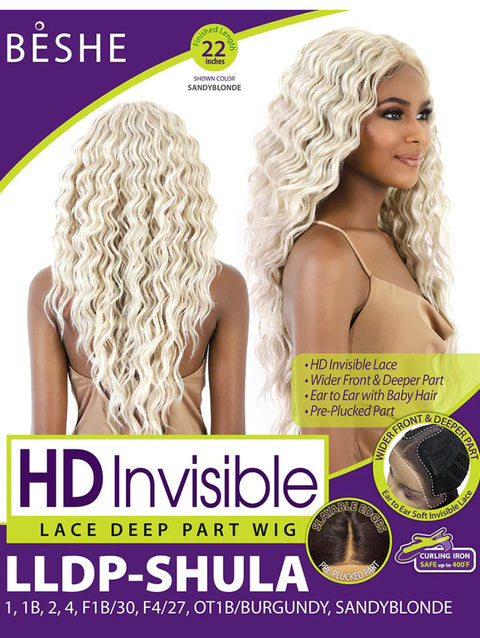 Beshe Heat Resistant Lady Lace Slay and Style Deep Part Lace Wig - LLDP-SHULA22