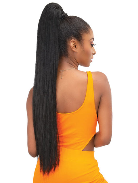 Janet Collection Essentials Snatch & Wrap STRAIGHT Ponytail