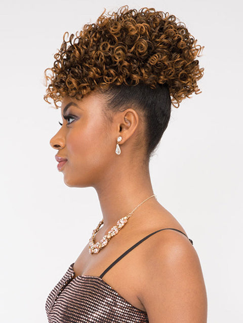 Janet Collection Playful Pineapple SPRINGY Ponytail