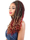 Beshe Pre-Looped 3X STRAIGHT GODDESS LOCS Crochet Braid 20