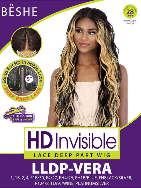 Beshe Heat Resistant Lady Lace Slay and Style Deep Part Lace Wig - LLDP-VERA